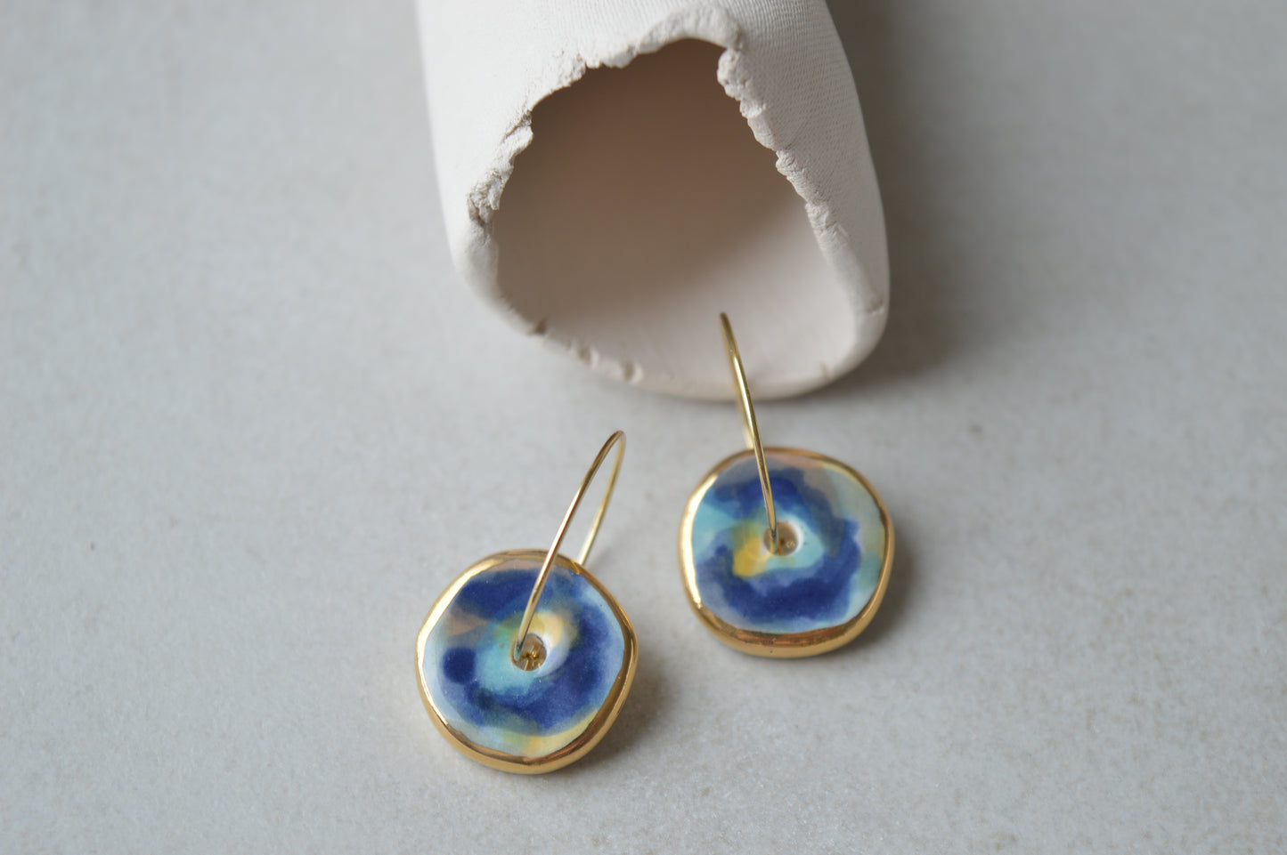 Ceramic earrings No. 191