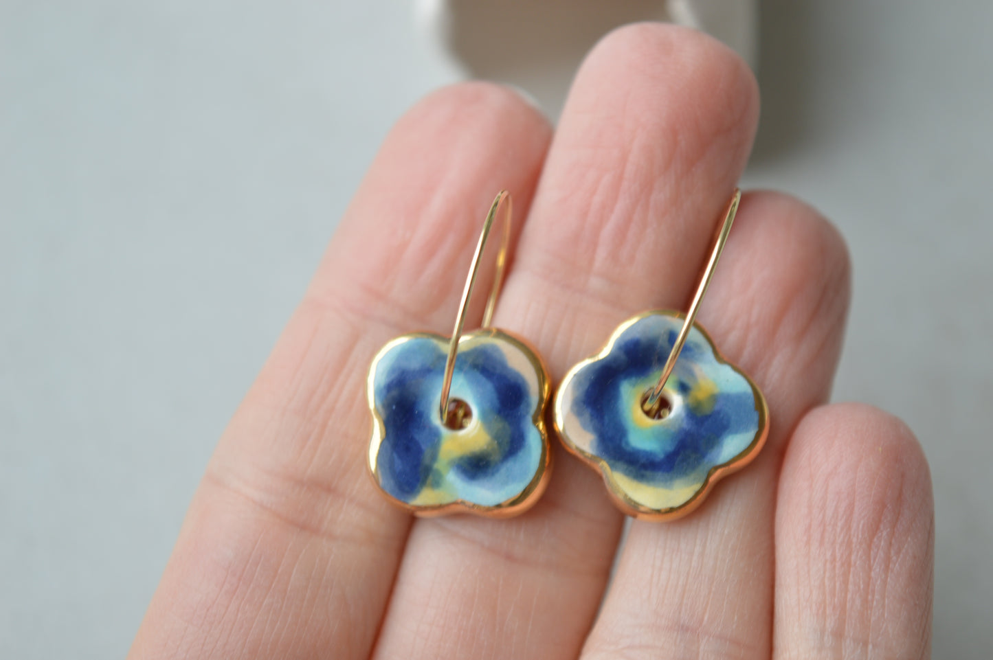 Ceramic earrings No. 172