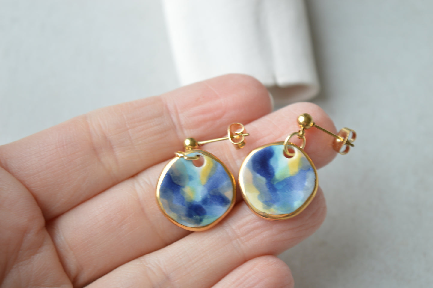 Ceramic Earrings No. 171