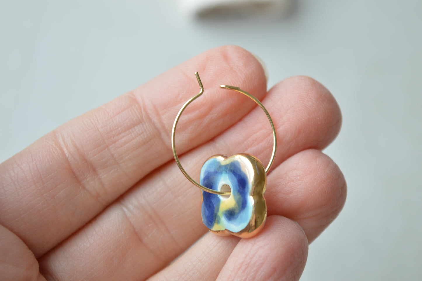 Ceramic earrings No. 172