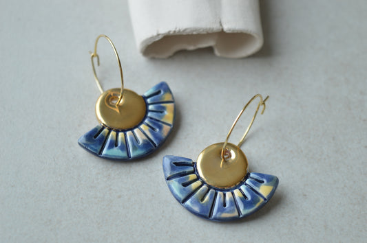 Ceramic earrings No. 173