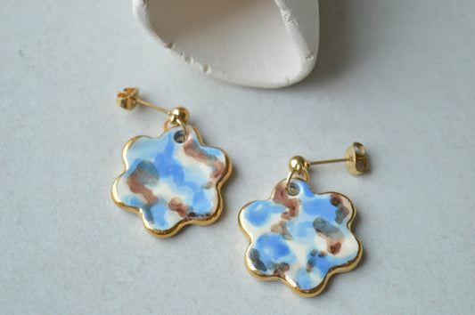 Ceramic earrings No. 204