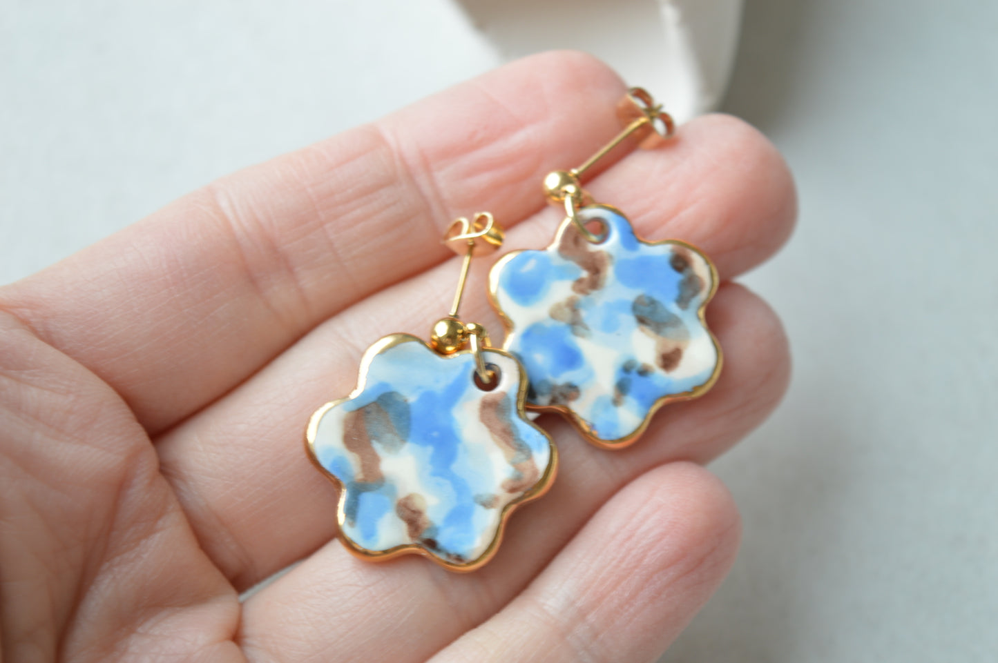 Ceramic earrings No. 204