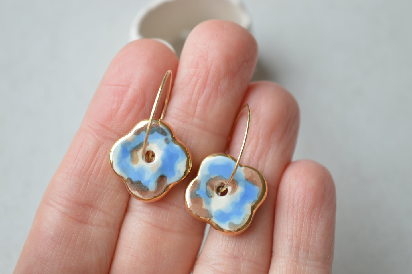 Ceramic earrings No. 168
