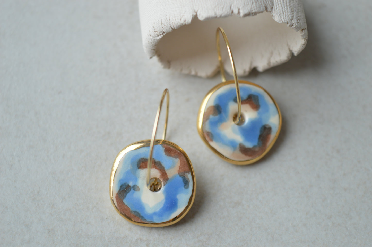 Ceramic earrings No. 189