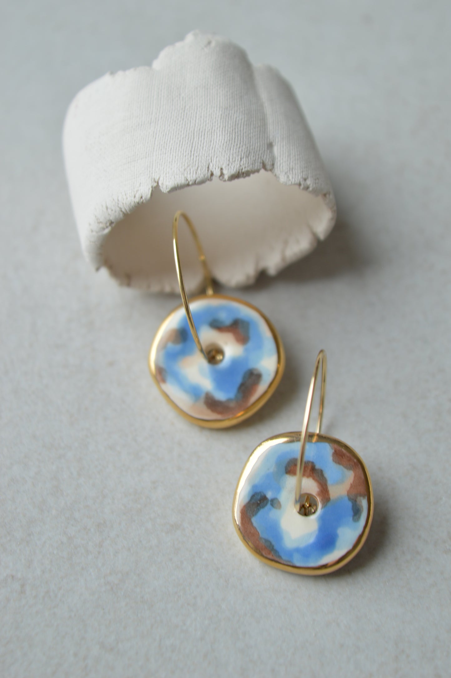 Ceramic earrings No. 189
