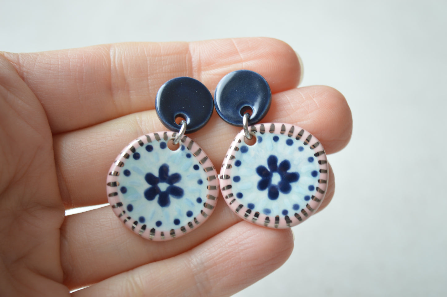 Ceramic Earrings No. 138