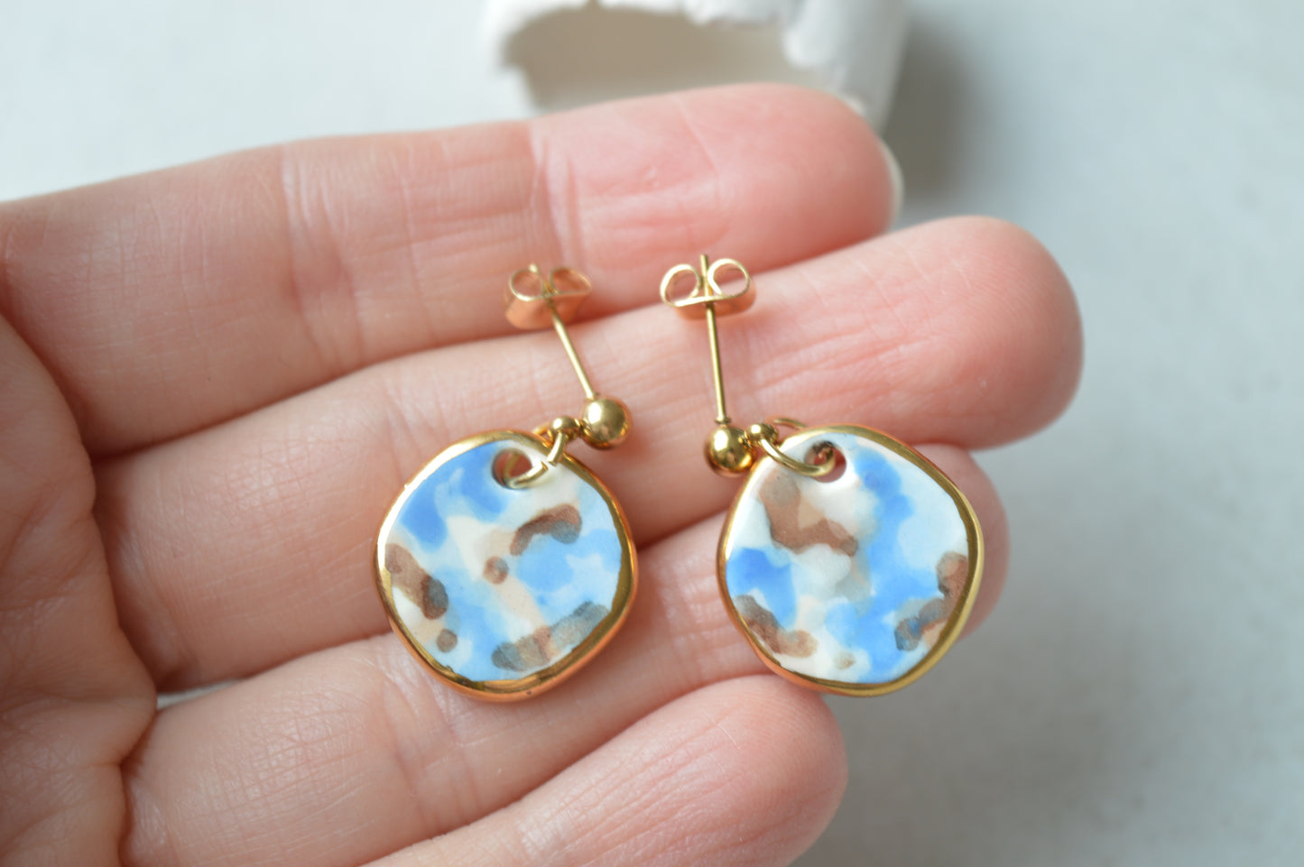 Ceramic Earrings No. 167