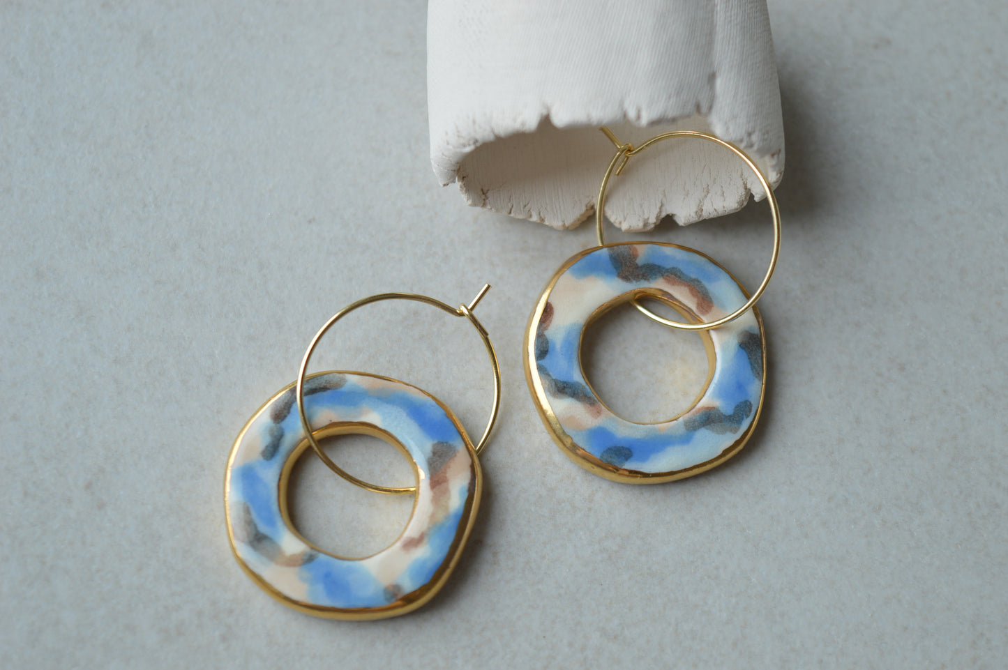 Ceramic Earrings No. 215