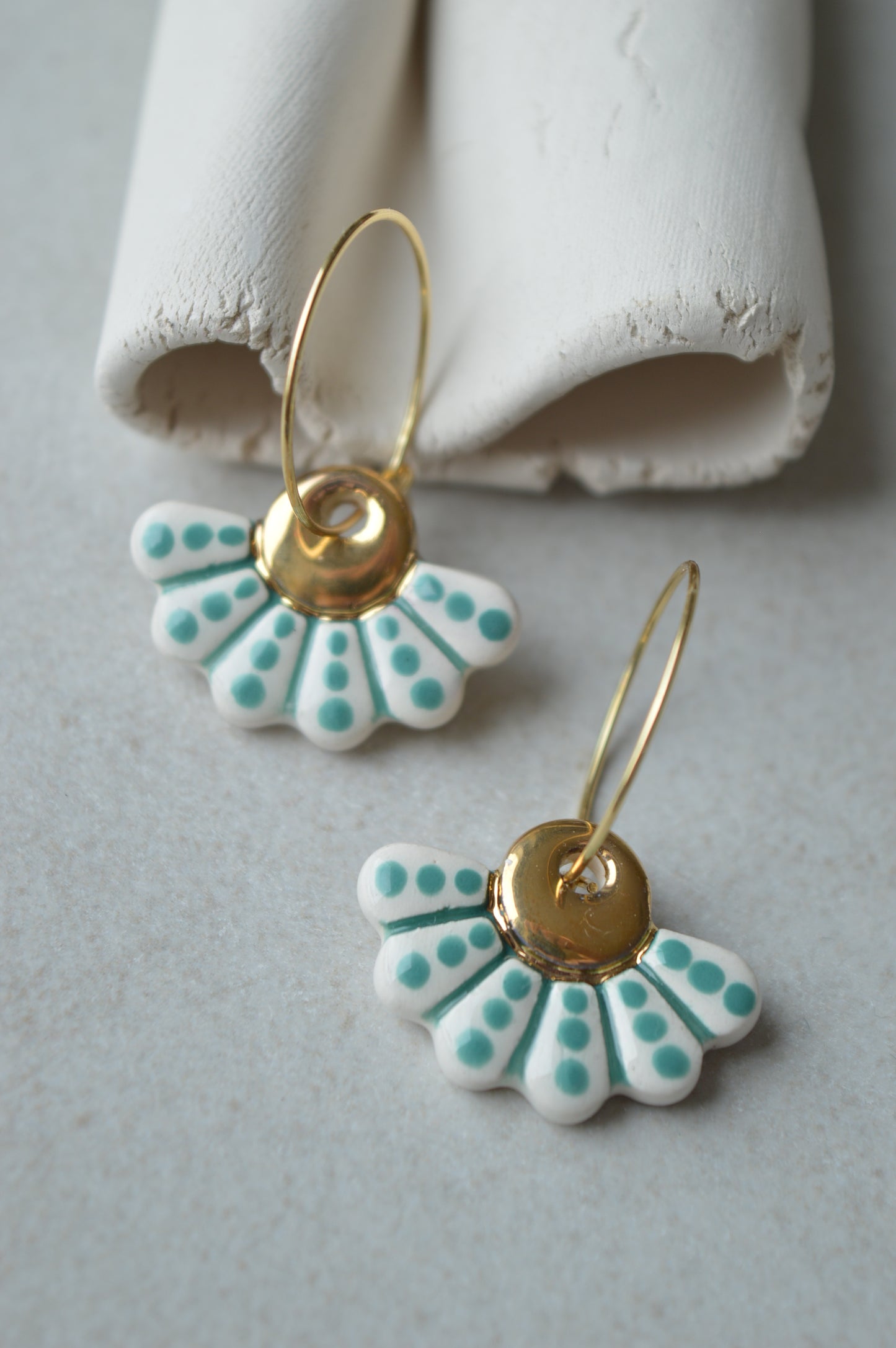 Ceramic Earrings No. 194