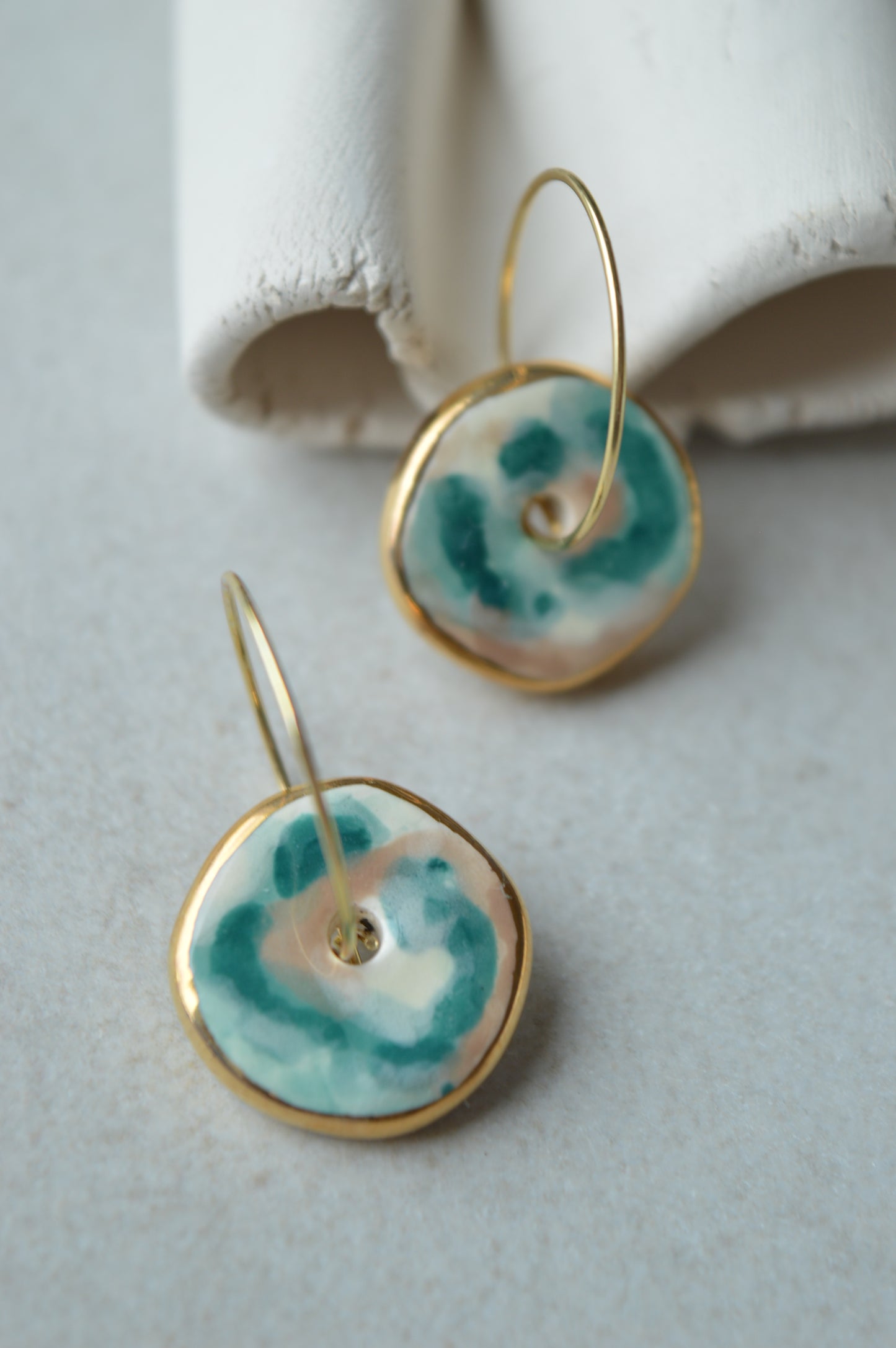 Ceramic earrings No. 190