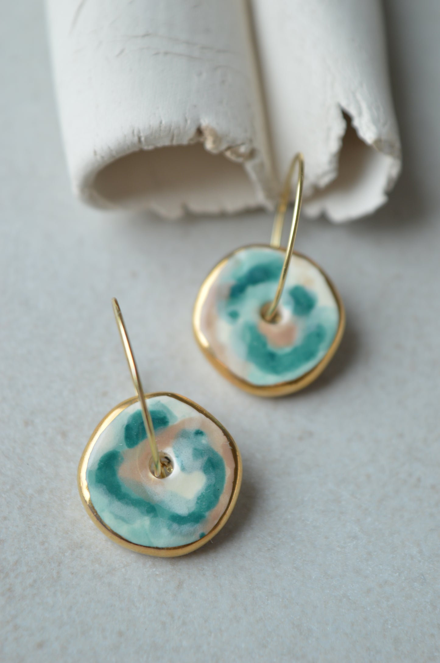 Ceramic earrings No. 190