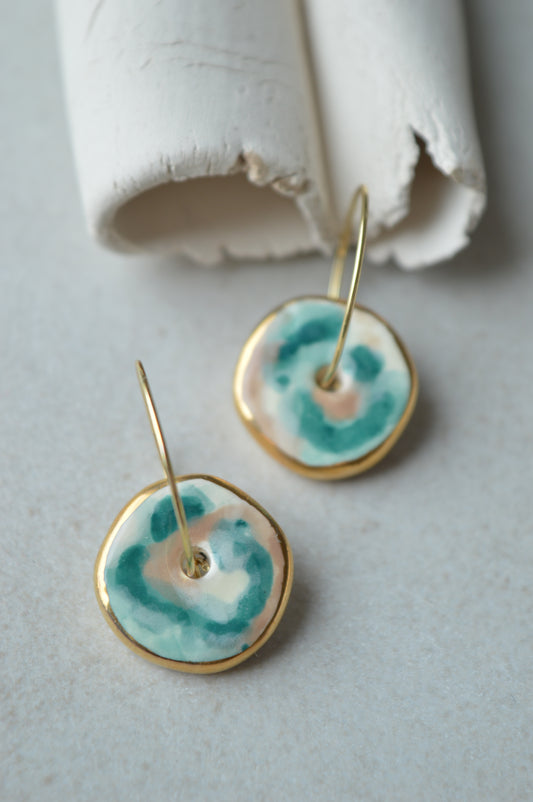 Ceramic earrings No. 190