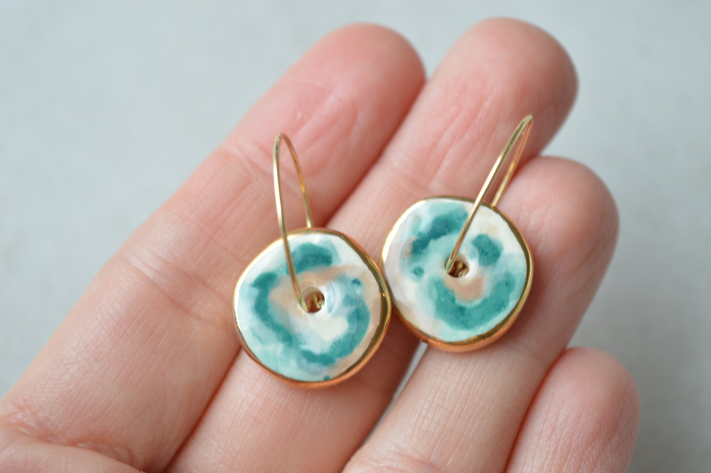Ceramic earrings No. 190