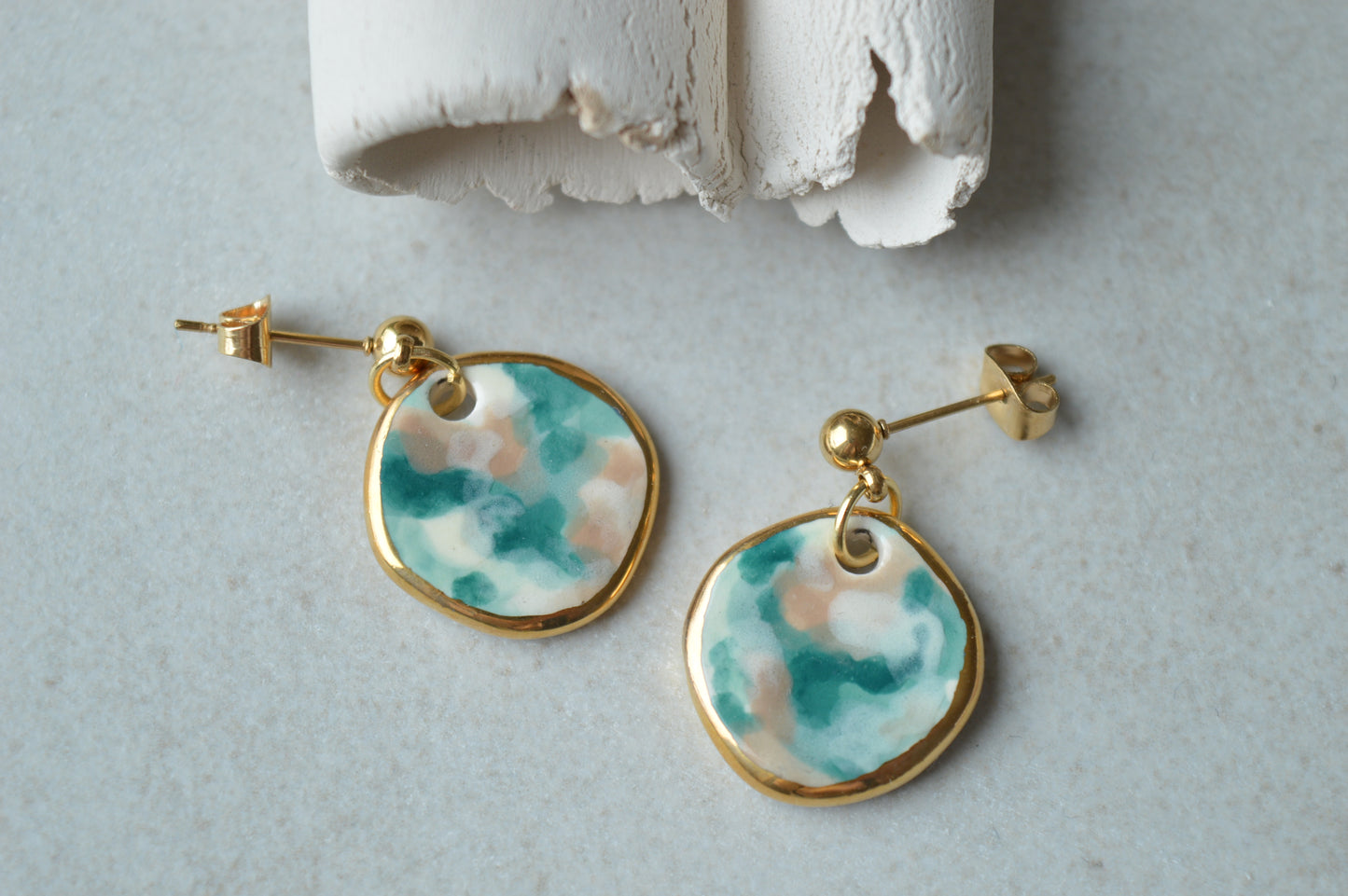 Ceramic Earrings No. 197