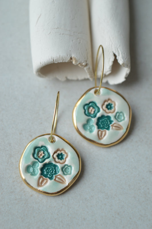 Ceramic earrings No. 198