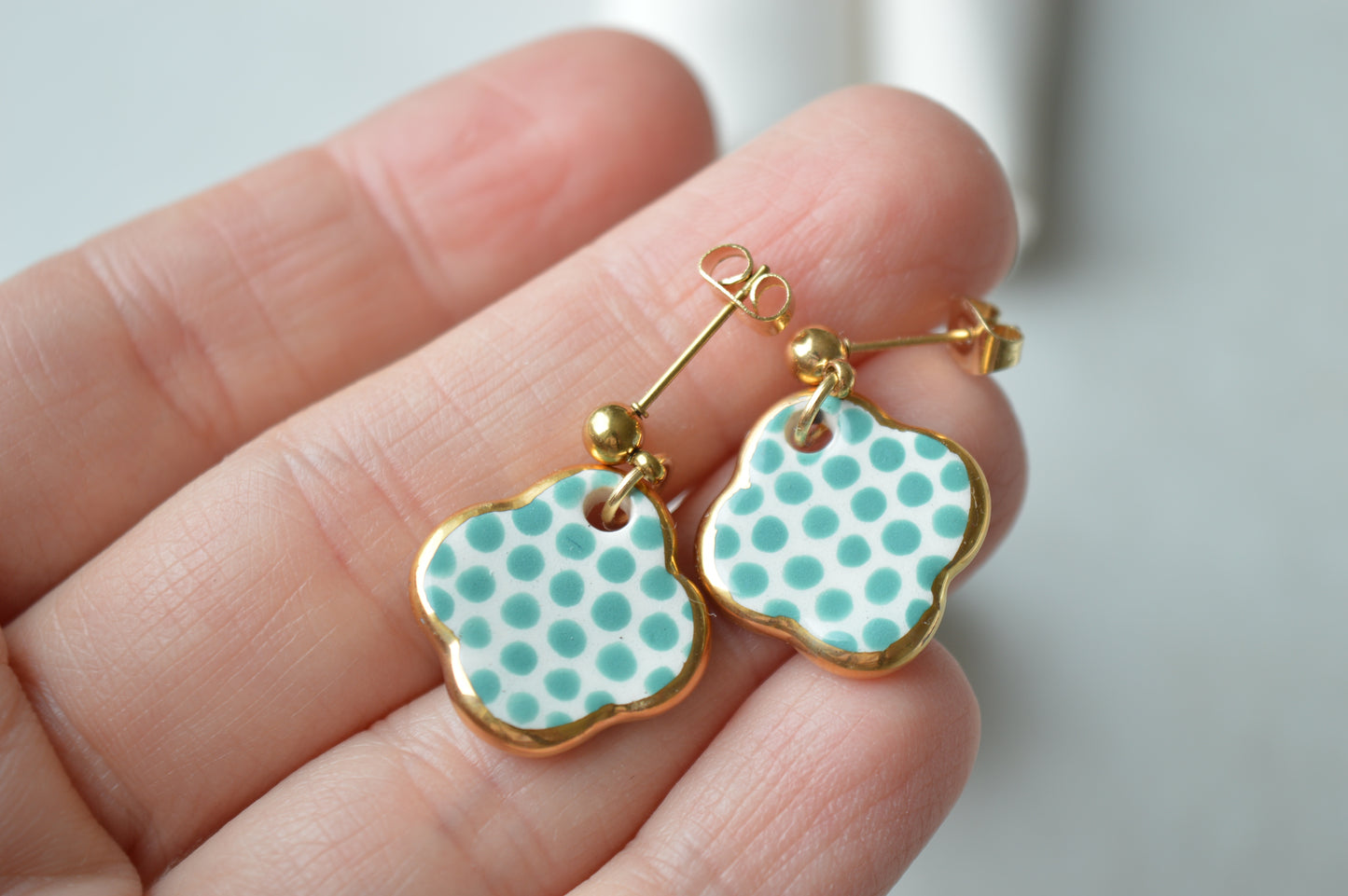 Ceramic Earrings No. 225