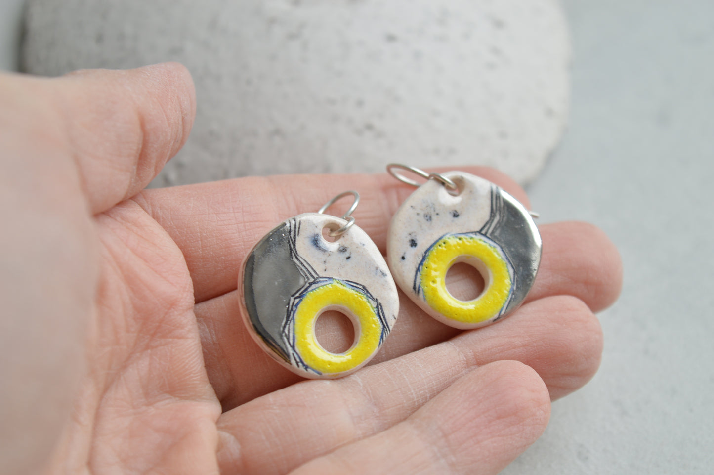 Geometric earrings No. 18