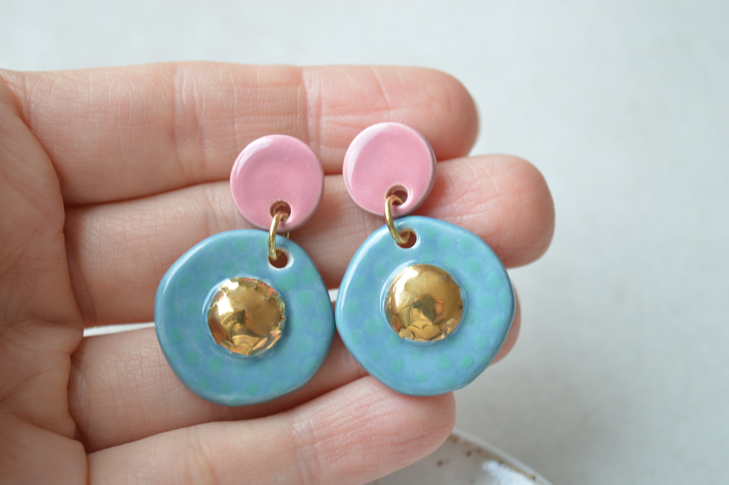 Ceramic Earrings No. 130