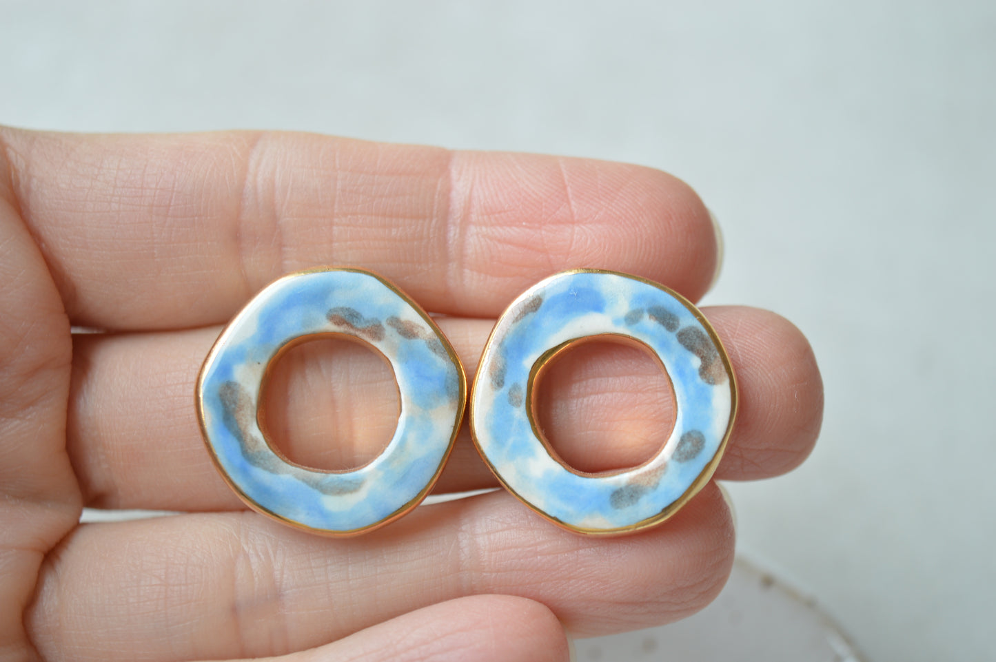Ceramic Earrings No. 131