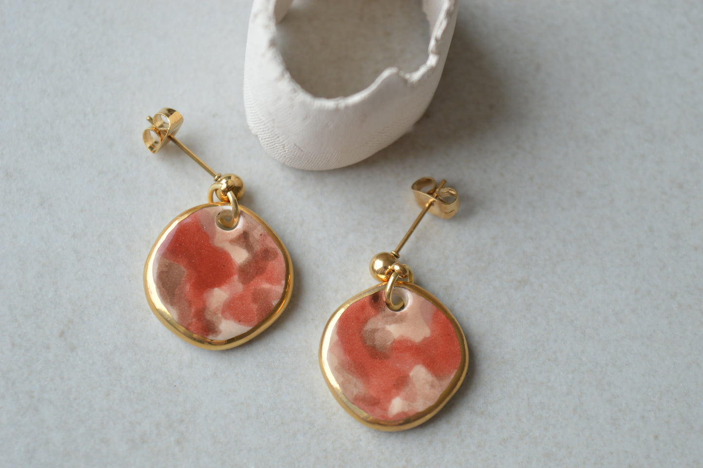 Ceramic Earrings No. 169