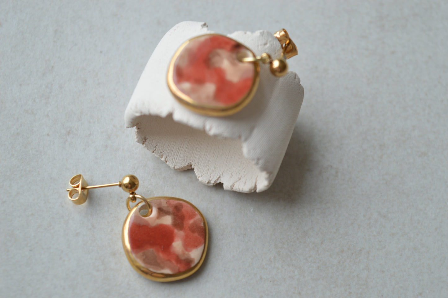 Ceramic Earrings No. 169