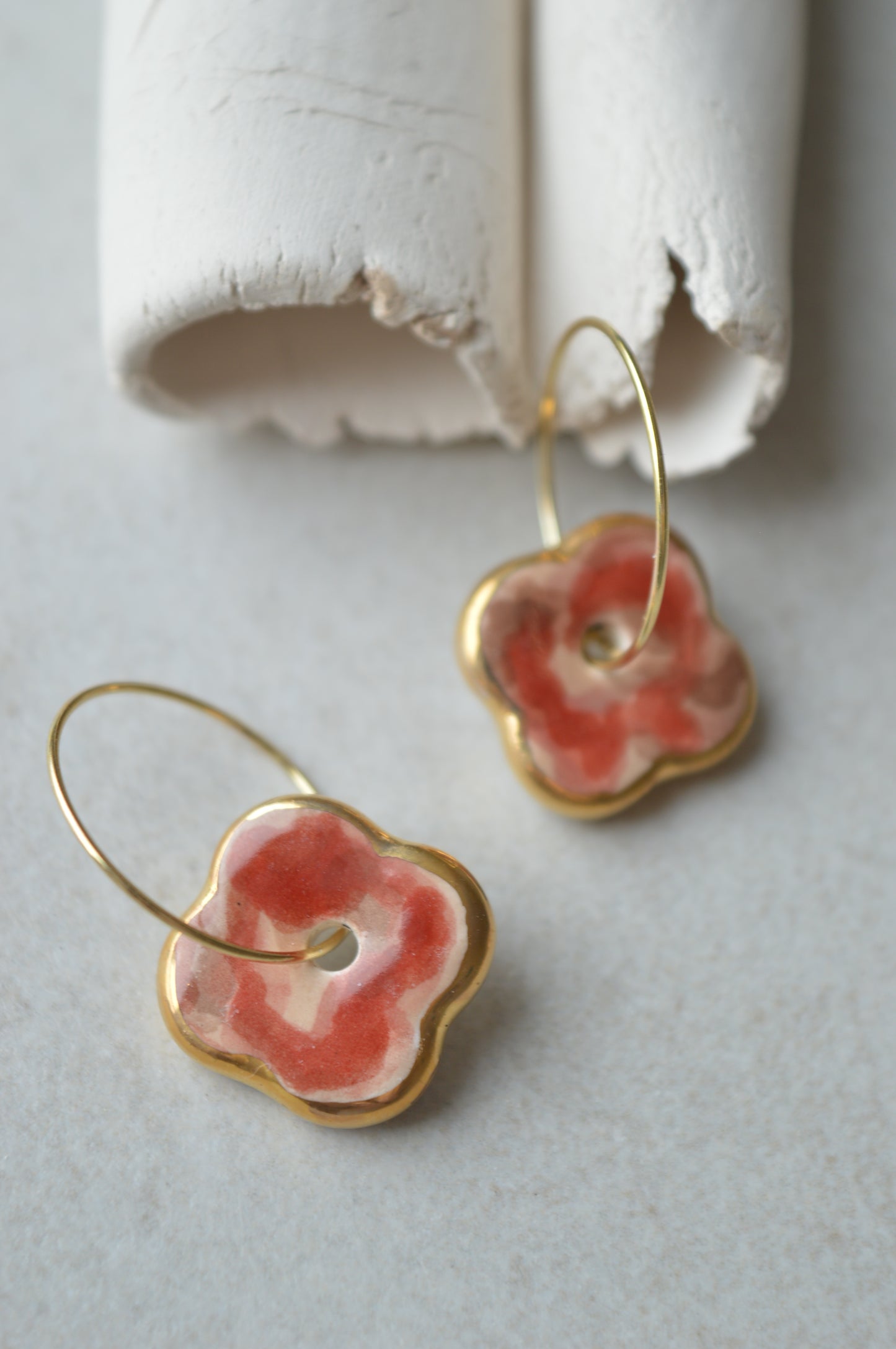 Ceramic earrings No. 170