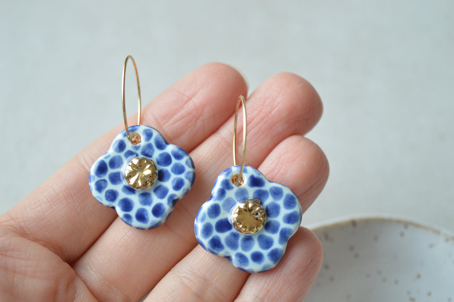 Ceramic Earrings No. 122