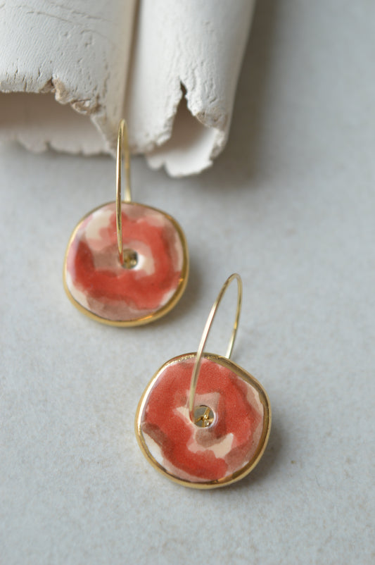 Ceramic earrings No. 186
