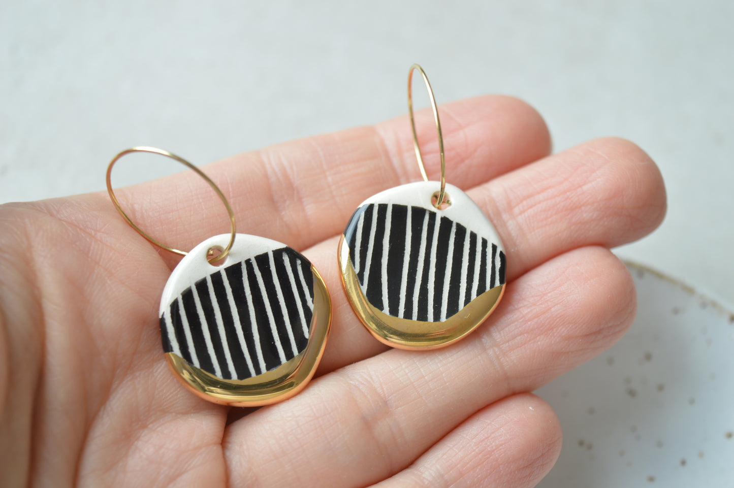 Ceramic Earrings No. 113
