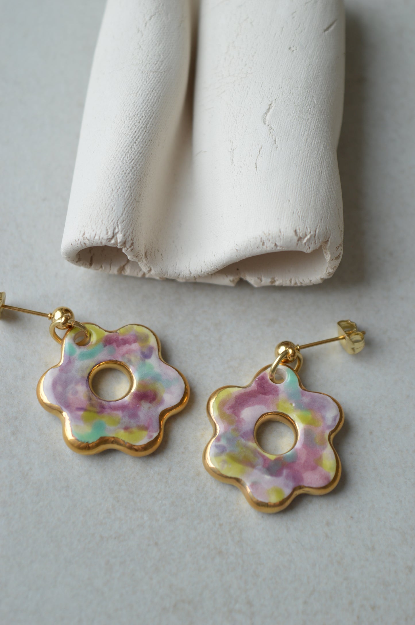 Ceramic earrings No. 203