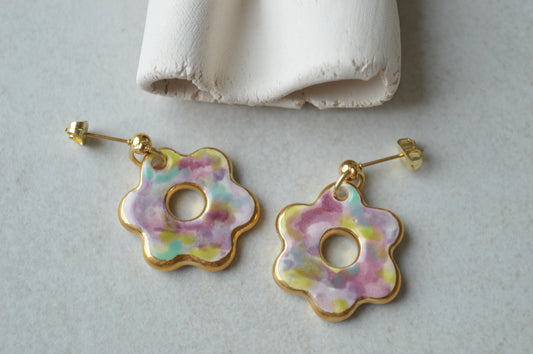Ceramic earrings No. 203