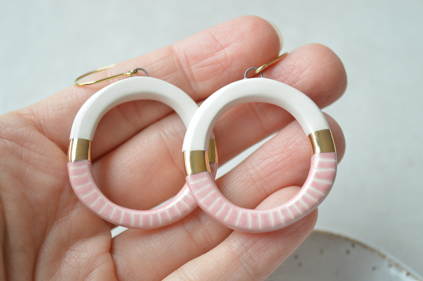 Ceramic Earrings No. 129