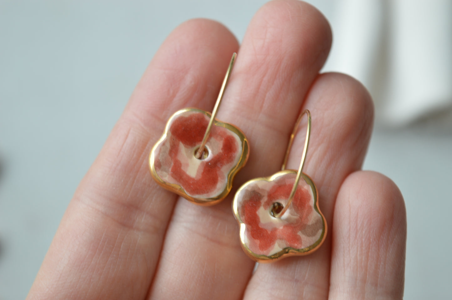 Ceramic earrings No. 170