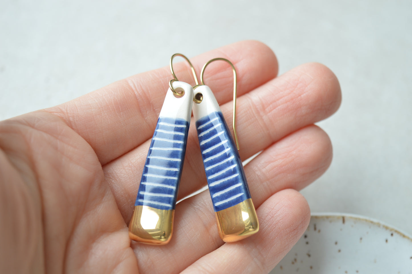 Ceramic Earrings No. 141