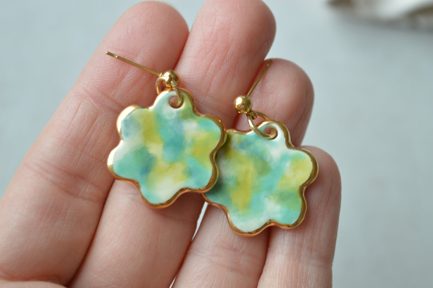 Ceramic earrings No. 201