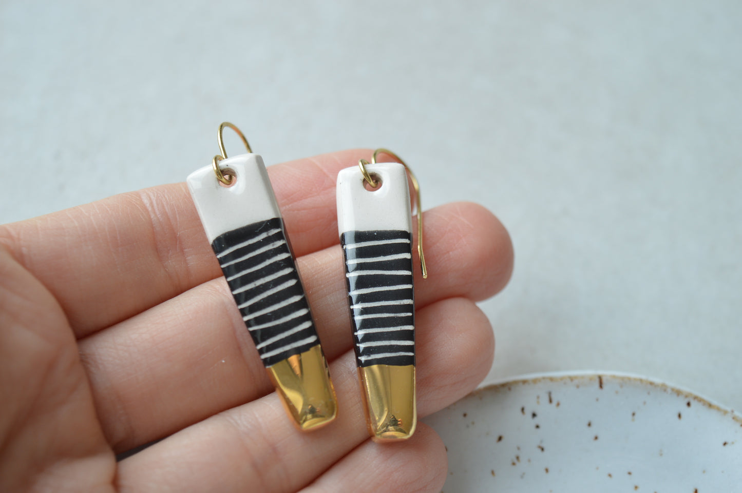 Ceramic Earrings No. 110