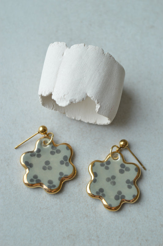 Ceramic earrings No. 206