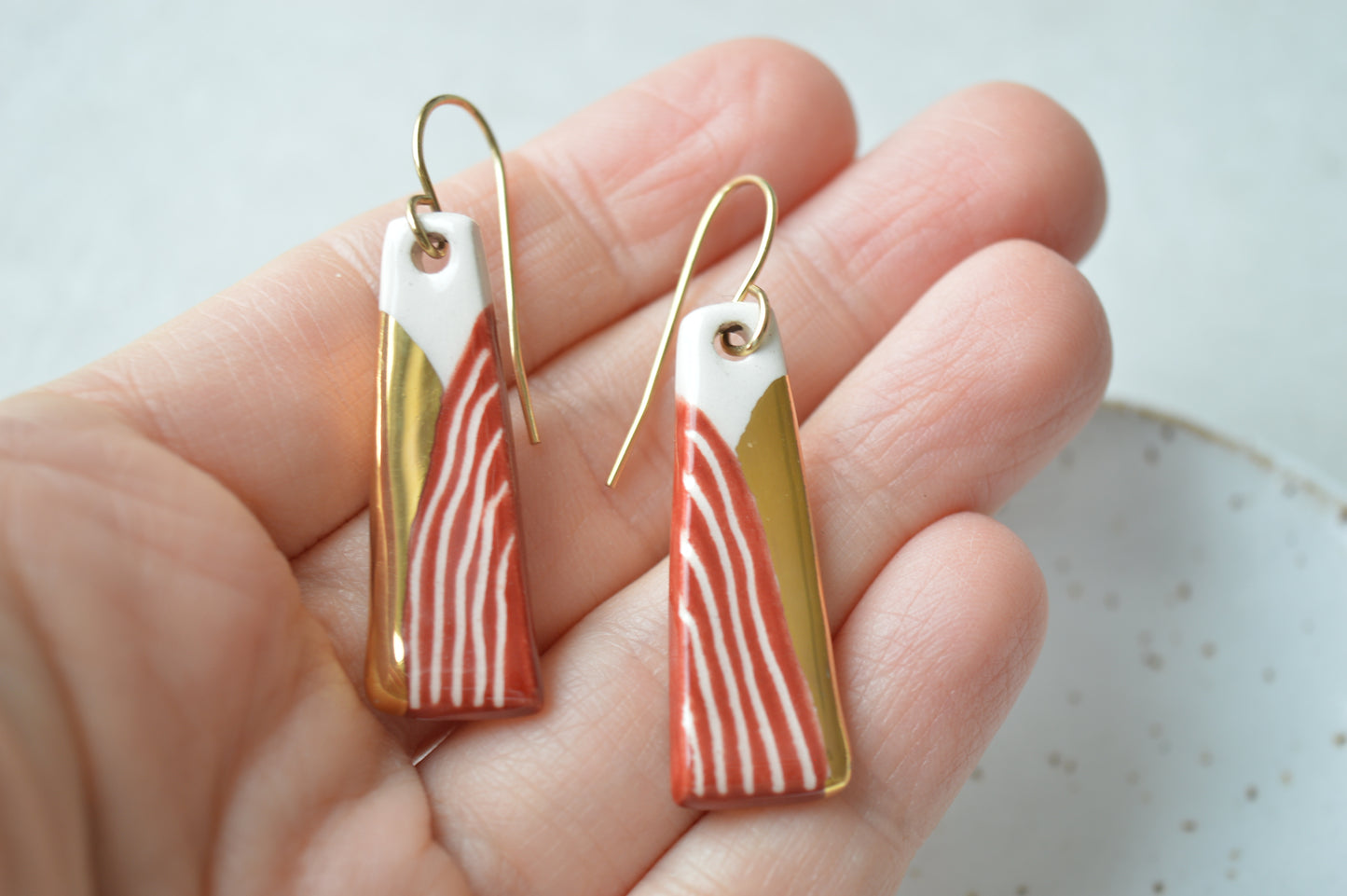 Ceramic Earrings No. 149