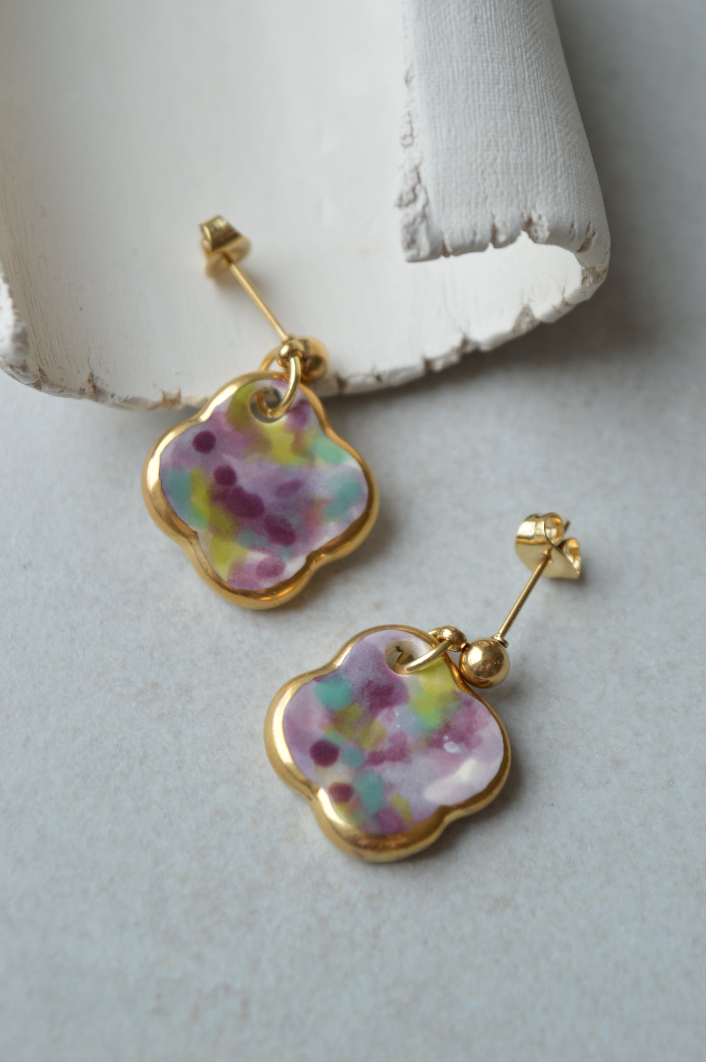 Ceramic Earrings No. 227