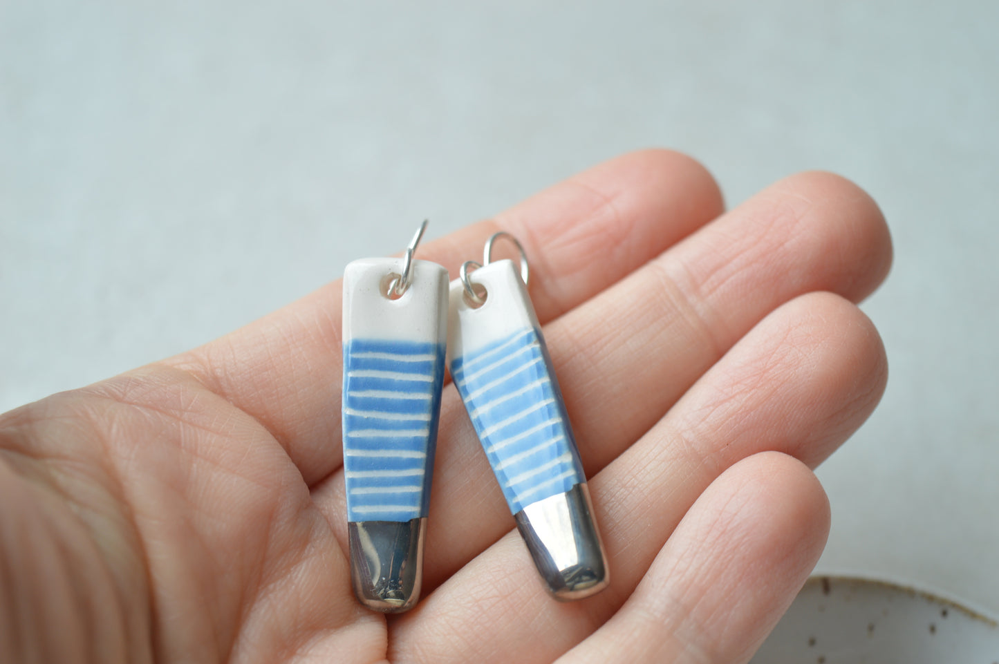 Ceramic Earrings No. 164