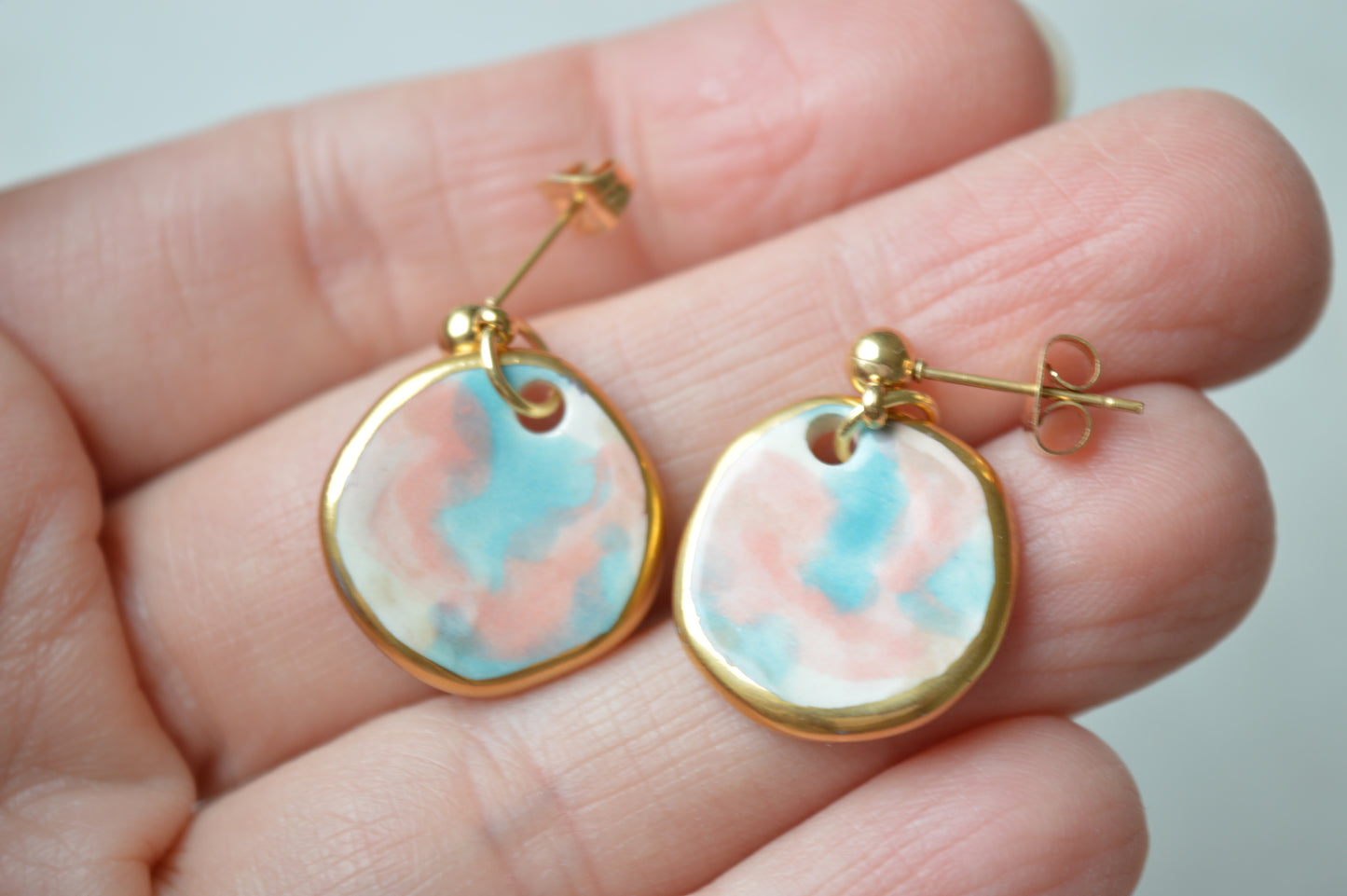 Ceramic Earrings No. 180