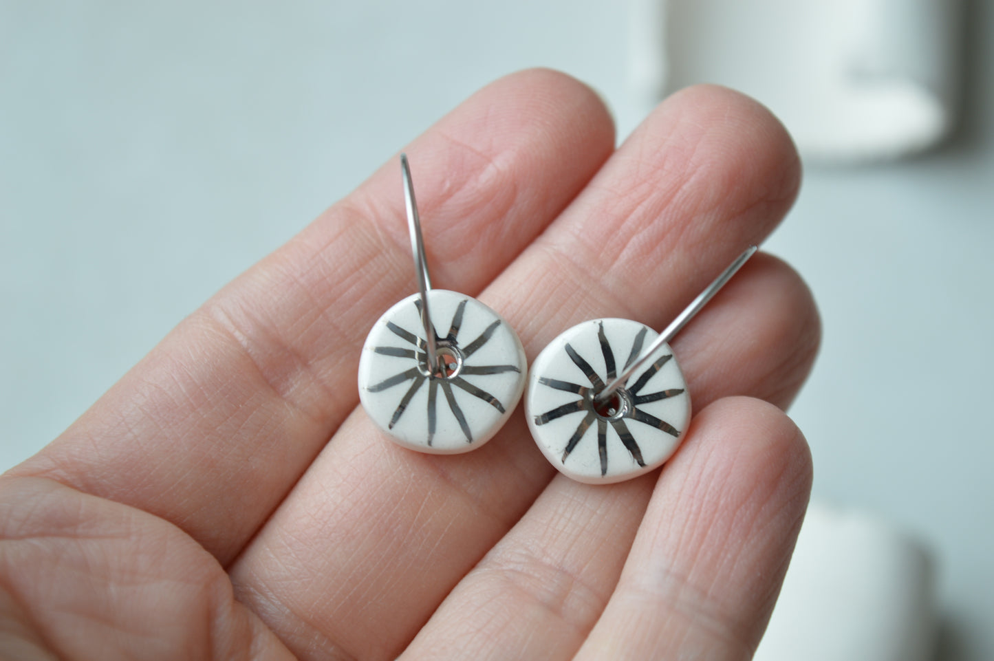 Ceramic Earrings No. 231