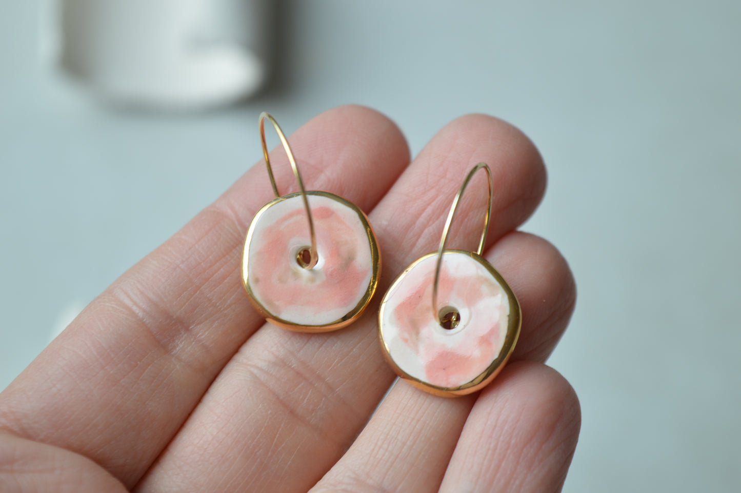 Ceramic earrings No. 185