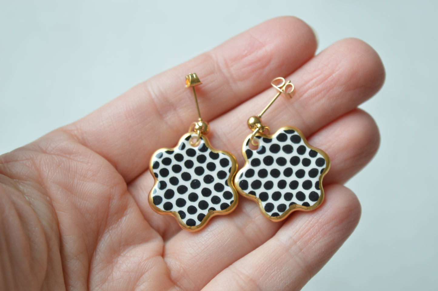 Ceramic earrings No. 205