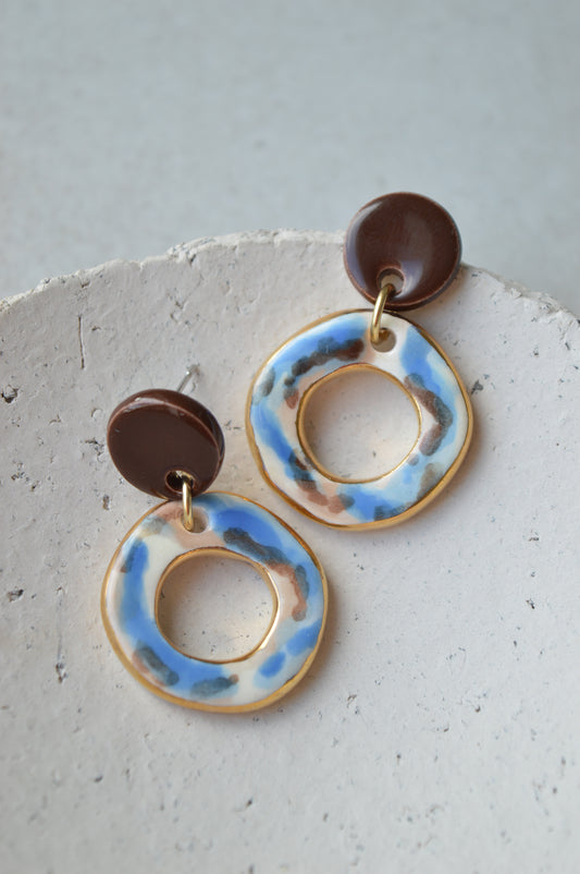 Ceramic Earrings No. 214