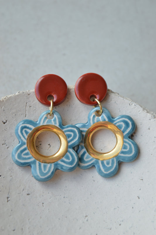 Ceramic Earrings No. 199