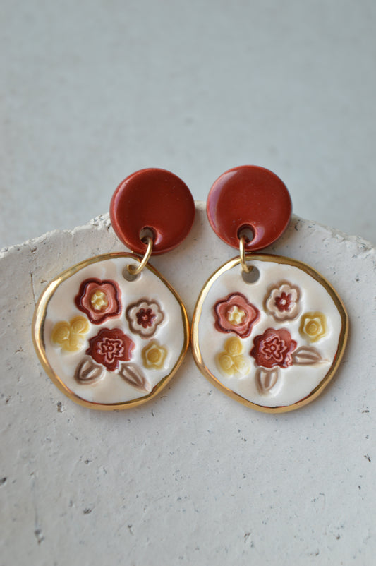 Ceramic Earrings No. 210