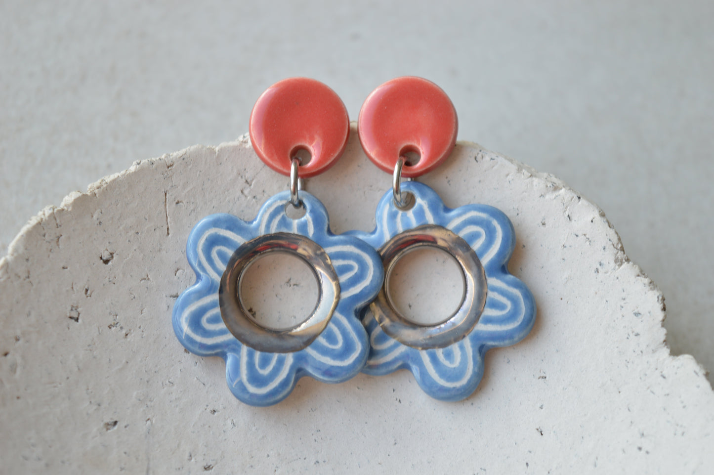 Ceramic Earrings No. 202