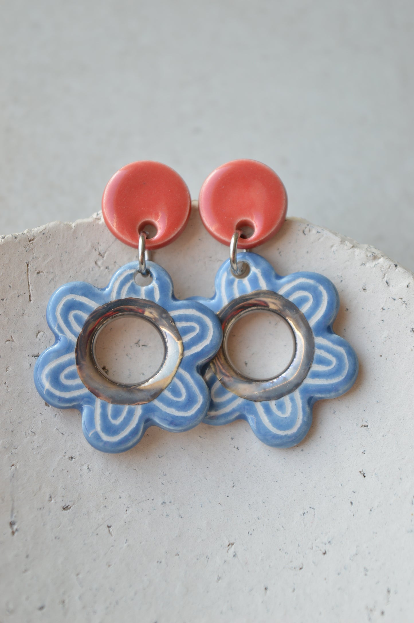Ceramic Earrings No. 202